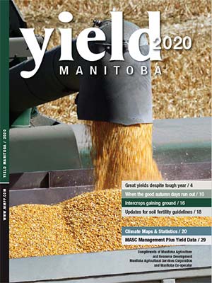 2020 Yield Manitoba cover